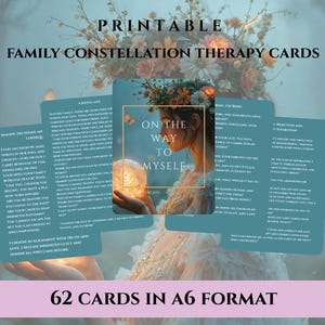 Carte dell'Oracolo delle Costellazioni Familiari "Sulla mia strada verso me stesso" | Schede terapeutiche per la terapia sistemica | Blocchi nascosti e lavoro con le emozioni