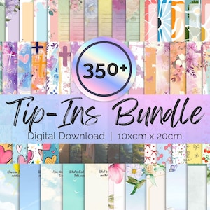 Bible Tip-Ins, Bible Notes, Bible Study Printable, Bible Journaling, Bible Study Template, Verse Mapping, Bundle, Downloadable file