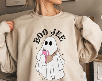 Maglietta Boo Jee, felpa con fantasma di Halloween, maglietta con fantasma della stagione spettrale, maglietta con vibrazioni spettrali, maglietta Boo, regali di Halloween, felpa con cappuccio con fantasma spettrale, maglietta autunnale