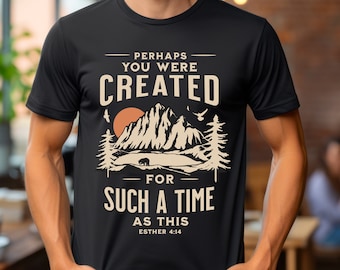 Camiseta cristiana para hombre, camiseta cristiana retro, camiseta con versículo bíblico, regalos cristianos para él, camiseta de Jesús, estética religiosa cristiana