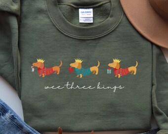 Chemise teckel drôle mignon Noël chemise teckel saucisse cadeau amateur de chien teckel cadeau maman teckel chemise chien Wiener chemise Doxie propriétaire de teckel