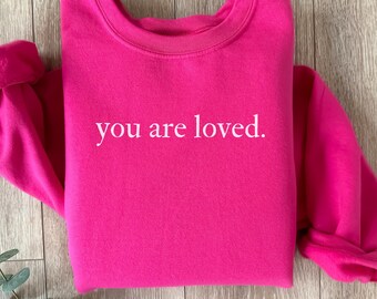 Positive Affirmation Sweater for Her Mental Health Aesthetic You Are Enough Shirt You Matter Shirt Motivational Sweater Inspirational Shirt