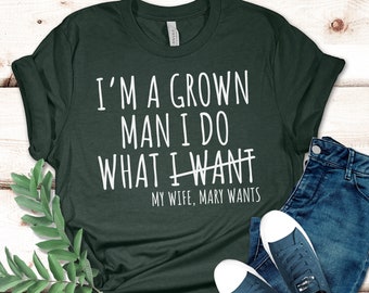 Regalo divertido para marido Regalo para recién casados Regalo de compromiso para novio Camiseta de compromiso Camiseta para marido Regalos para prometido para él Camiseta de prometido Camiseta sarcástica