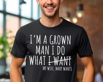Regalo divertido para marido Regalo para recién casados Regalo de compromiso para novio Camiseta de compromiso Camiseta para marido Regalos para prometido para él Camiseta de prometido Camiseta sarcástica