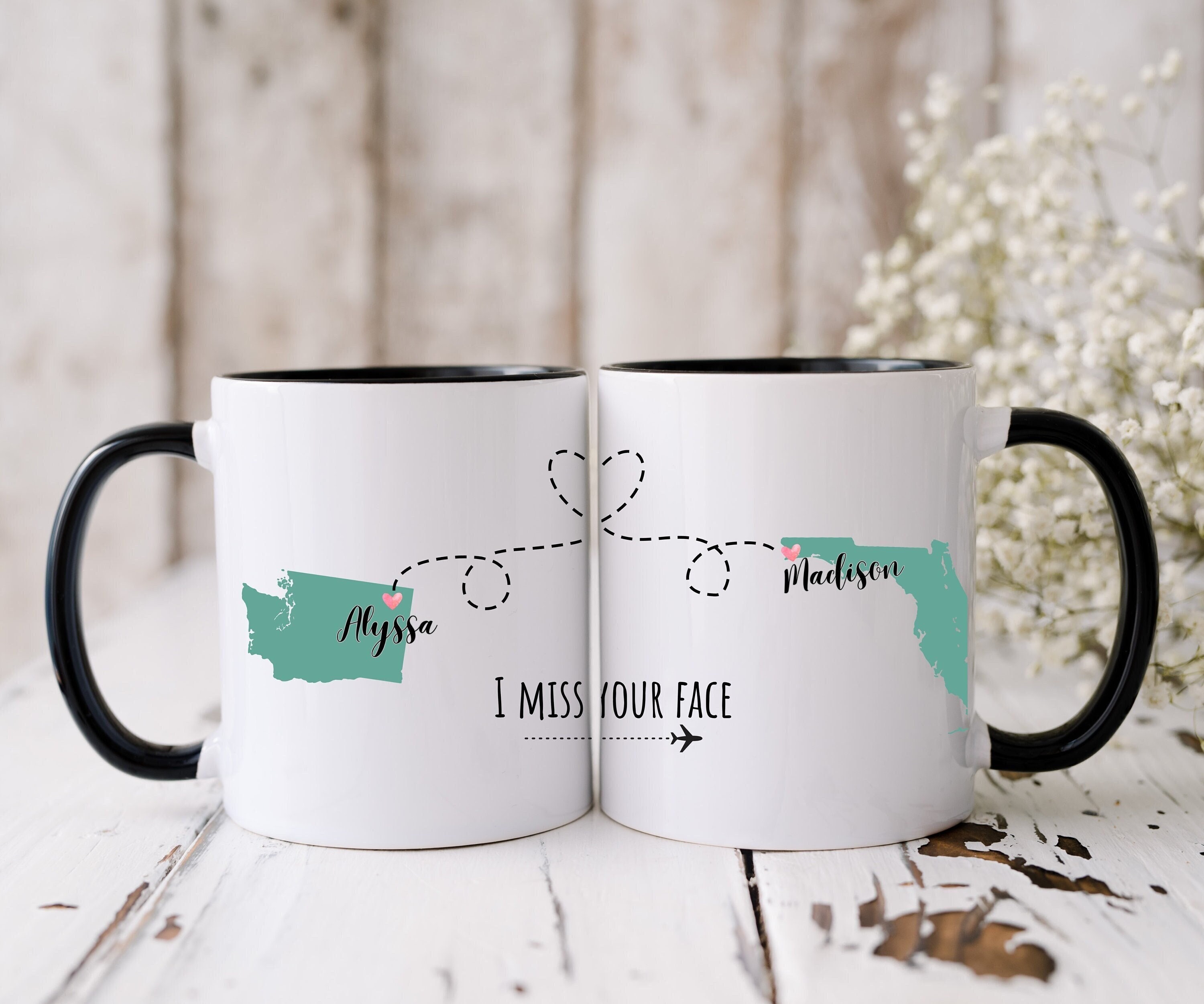 Mug Cute Couple Gifts Long Distance Relationships Mug Best Gift For Distance Relationship Cute Presents For