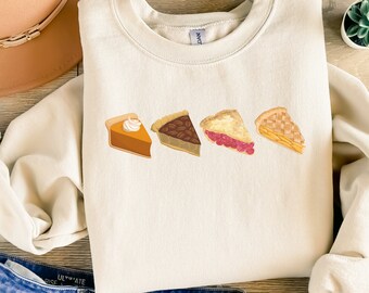Thanksgiving Pie Sweatshirt Thanksgiving Pie Sweatshirt Danksagungs-Geschenk für Frauen Pumpkin Pie Sweatshirt Hallo Herbst-Shirt Kürbis-Pullover Erntedank Sweatshirt