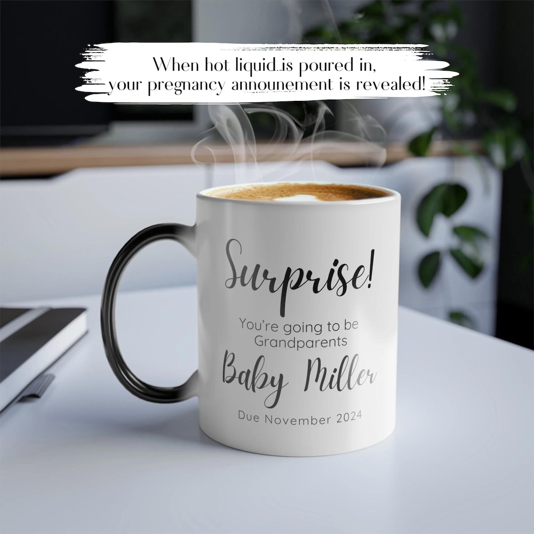 Baby Announcement Onesie® To Grandparents, First Grandchild Pregnancy