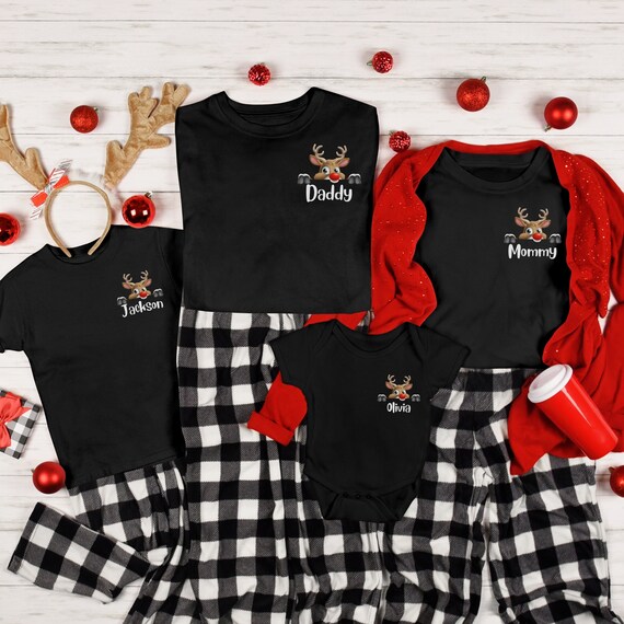 Matching Family Christmas Pjs Matching Family Pajamas Custom Family Xmas Pjs Personalized Christmas Pjs Family Matching Pajama Gifted Etsy Canada