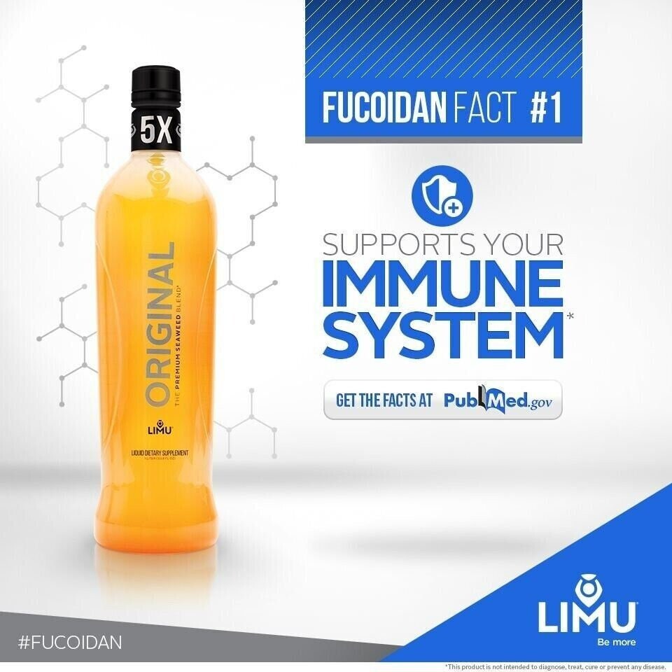 LIMU Original Dietary Supplement Energy Drink Vegan Organic Ariix