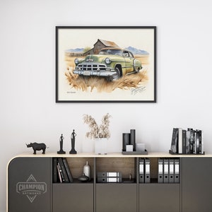 1952 Chevrolet | VINTAGE CAR PRINT
