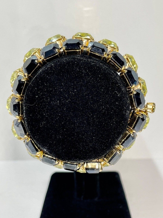 Vintage Elsa Schiaparelli Large Bracelet Gold Ton… - image 3