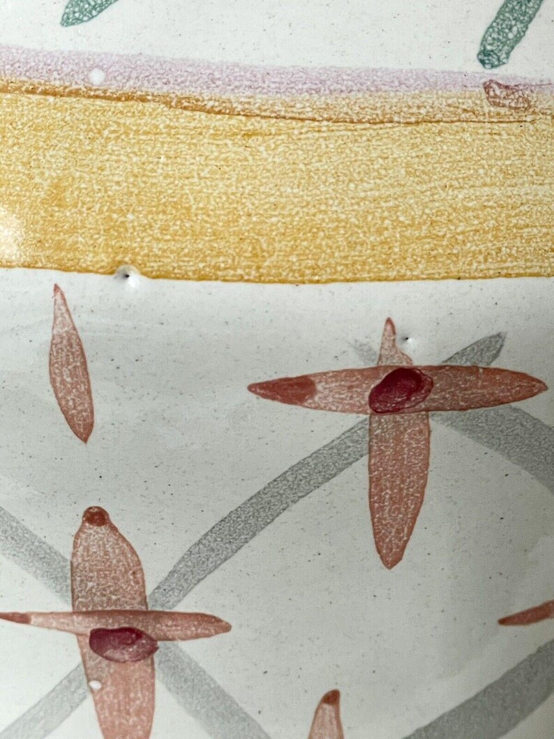 Vintage 90er MacKenzie Kinderkrug ""Brighton Pavilion"" Retired Pattern Large 12" Victoria and Richard MacKenzie-Childs." Bild 9