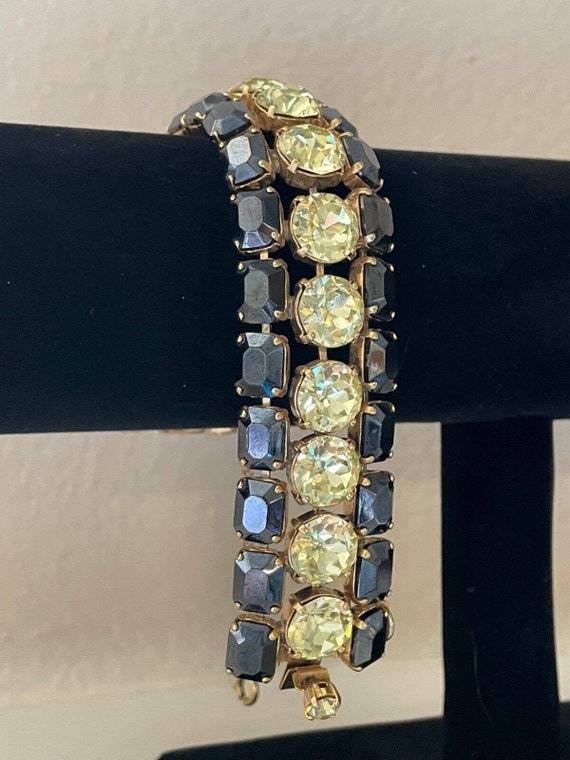 Vintage Elsa Schiaparelli Large Bracelet Gold Ton… - image 5