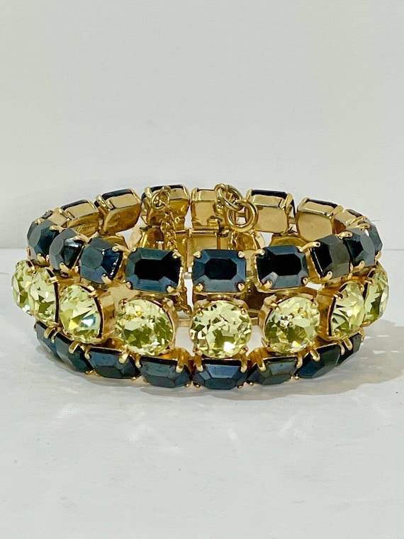Elsa Schiaparelli Bracelet Vintage Gold Tone Three