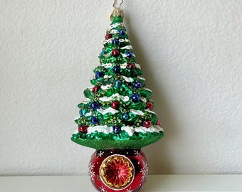 Christopher Radko A Beautifully Balanced Tree 1020590 Christmas Tree Ornament 7"