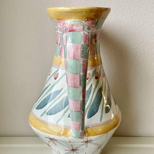 Vintage 90er MacKenzie Kinderkrug ""Brighton Pavilion"" Retired Pattern Large 12" Victoria and Richard MacKenzie-Childs." Bild 3