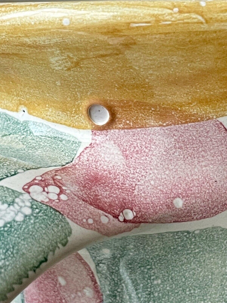 Vintage 90er MacKenzie Kinderkrug ""Brighton Pavilion"" Retired Pattern Large 12" Victoria and Richard MacKenzie-Childs." Bild 10