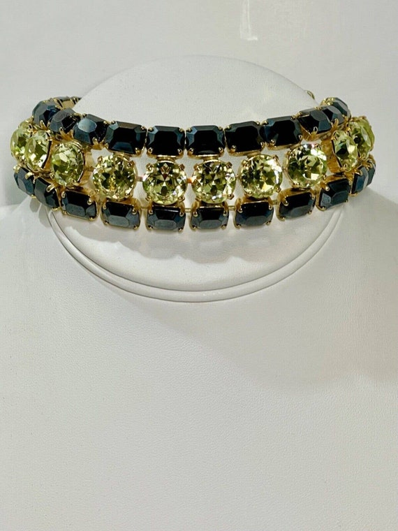 Vintage Elsa Schiaparelli Large Bracelet Gold Ton… - image 2