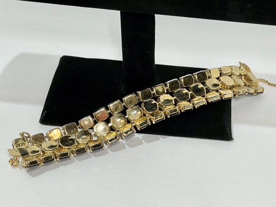 Vintage Elsa Schiaparelli Large Bracelet Gold Ton… - image 7