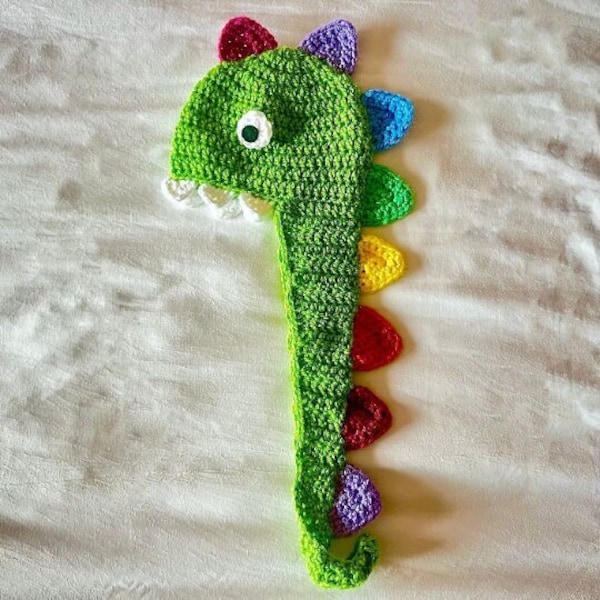 Hey Bear Avocadosaurus Crochet Beanie Pattern