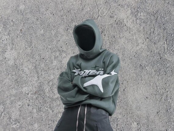 Retro Gothic Hoodie, High Street Hoodie, Y2K Sweatshirt, Harajuku Men Hoodie, Loose and Casual Sweatshirt, Demon Slayer Hoodie, Y2K Hoodies