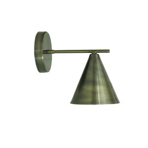 Italian brass Wall sconce, Mid-century Wall light fixture for home, handmade Sputnik Wall sconce