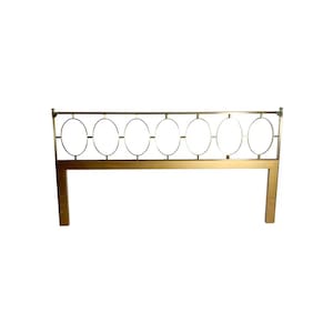 Mid century Brass King/Queen Headboard, 20th Century Handmade Rococo Headboard, King/Queen French Louis XV style