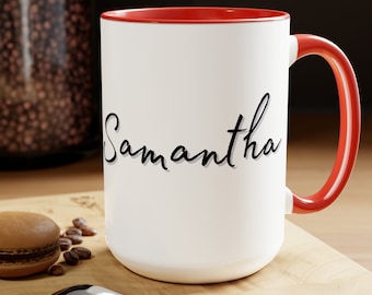 Personalized Name Coffee Cup 15oz. Custom Mug, Custom Coffee Mug, Personalized Mug, Personalized Coffee, Add your own name