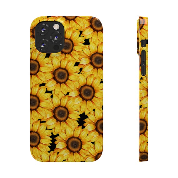 All About Sunflowers iPhone 12 Phone Cases, Boho Sunflower cell phone case