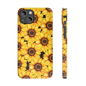 All About Sunflowers iPhone 14 Phone Cases, Boho Sunflower iPhone 14 case image 2