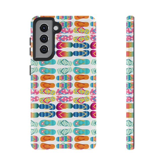 Just Flip Flops Samsung Galaxy S21, S22, S23, S24 phone case. Perfect for beach lovers, Moms, Dads, friends! Samsung case, Flip flops