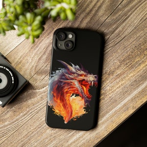 Angry Dragon iPhone 15 Phone Cases, Knightcore, medieval, Fantasy, Flying Dragon image 9