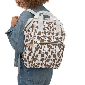 Boer Goat Tote Backpack. Perfect backpack for everyday, for Boer Goat shows and Boer Goat Moms image 6