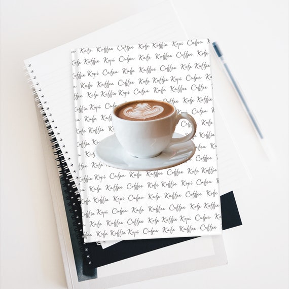 The Language of Coffee Blank Journal