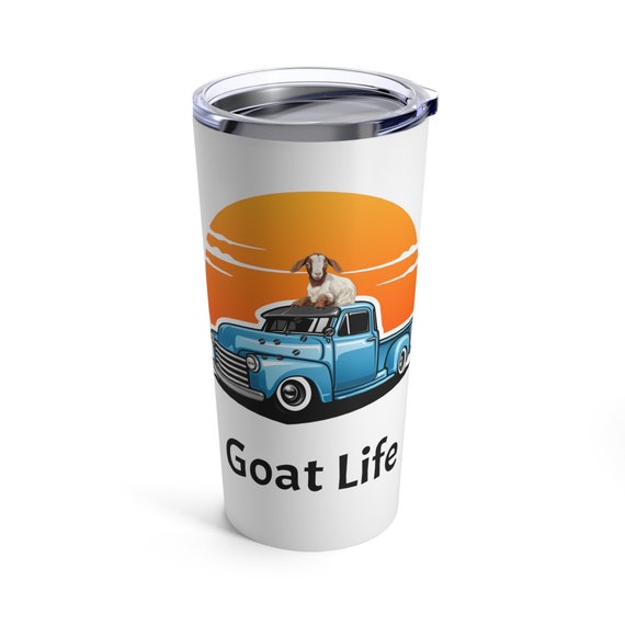 Goat Life Tumbler. So Funny! Boer Goat tumbler, Goat Rancher, Boer Goat cut, Funny Goat insulated cup