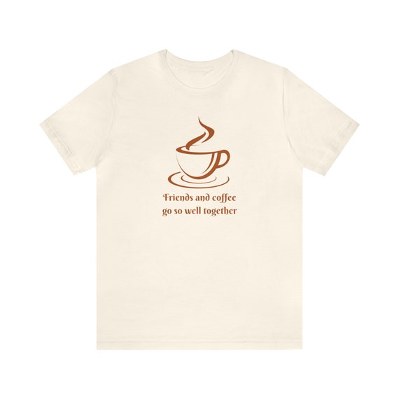 Friends and Coffee Coffee Cup Women's Cotton Tee