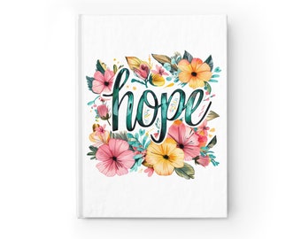 Hope Blank Journal, The Hope Journal is the perfect gift for Christian friends, Gift for Mom, wives, daughters, or teachers