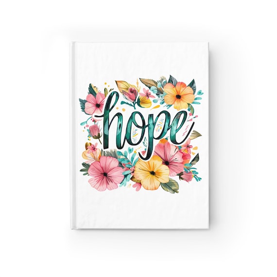 Hope Blank Journal, The Hope Journal is the perfect gift for Christian friends, Gift for Mom, wives, daughters, or teachers