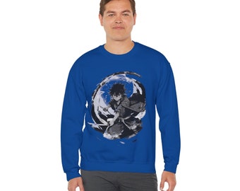 Anime-inspired hero graphic SweatShirt, Inspired by Anime Manga heros, this shirt is perfect for your anime enthusiast