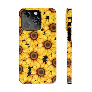 All About Sunflowers iPhone 14 Phone Cases, Boho Sunflower iPhone 14 case image 1