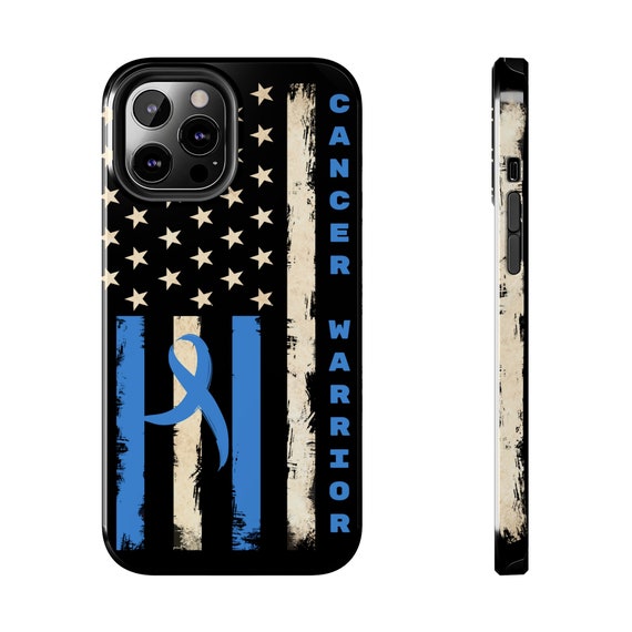 Prostate Cancer Warrior Flag iPhone 12 Cases. Cancer Awareness, Prostate Cancer iPhone case