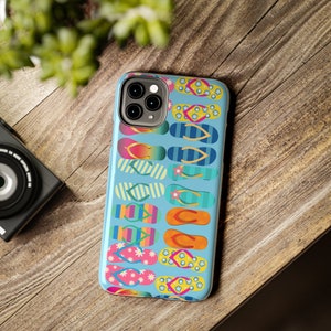 Flip Flops on Blue iPhone 11 Cases image 9