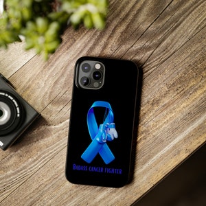 Badass Prostate Cancer Fighter iPhone 12 Phone Cases, cancer fighter, cancer warrior, cancer encouragement, cancer gift image 3