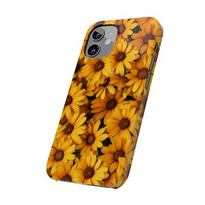 Coques de téléphone iPhone 12 marguerite jaune image 5