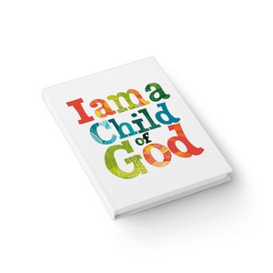 I am a Child of God Blank Journal, Child of God, Child of Jesus, Christian journal, Perfect gift for Mom or Grandma image 4