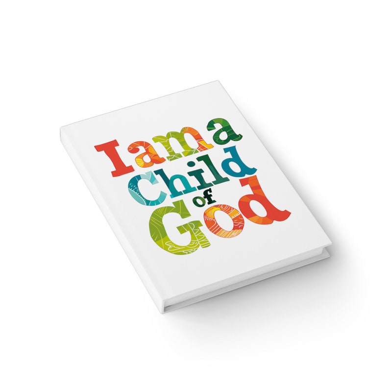 I am a Child of God Blank Journal, Child of God, Child of Jesus, Christian journal, Perfect gift for Mom or Grandma image 4