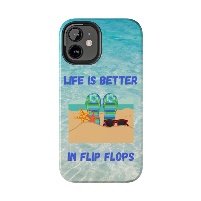 Life is Better in Flip Flops iPhone 12 Cases image 2