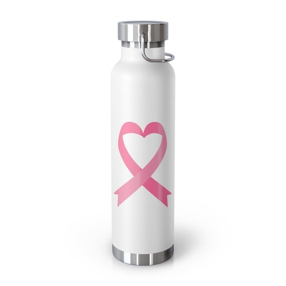 Breast Cancer Ribbon Vacuum Insulated Bottle, 22oz. Perfect for the Breast Cancer Warrior in your life!