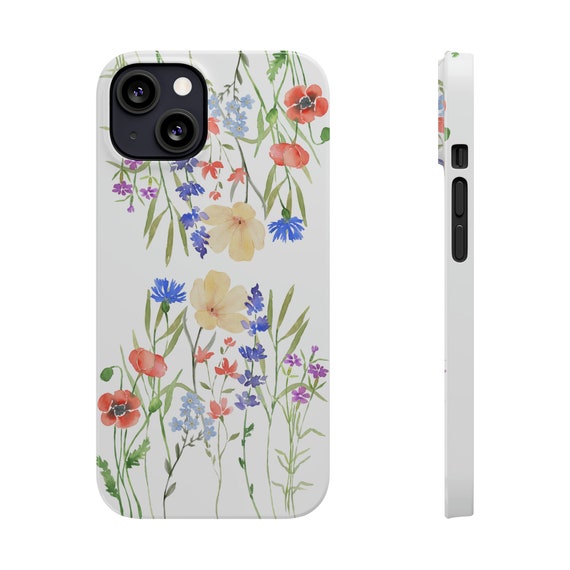 Boho Wildflowers iPhone 13 Cases. iPhone case wildflowers, wildflowers, iPhone 12, cottagecore, botanical iPhone case, gardener iPhone case