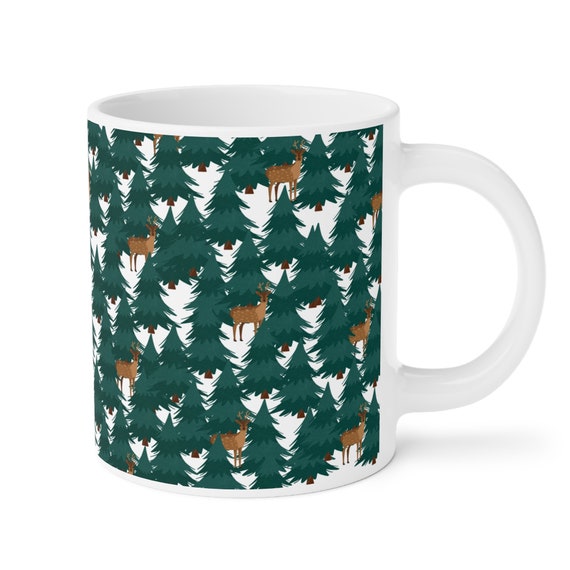 Deer in the Forest Ceramic Mugs 15/20 oz